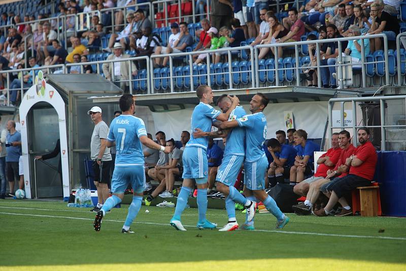 super pohár fotbal FC FASTAV Zlín - ŠK Slovan Bratislav