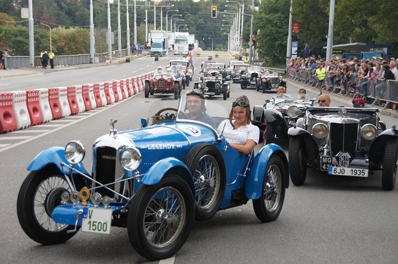 Start 49. ročník Barum Czech Rally. Bugatti