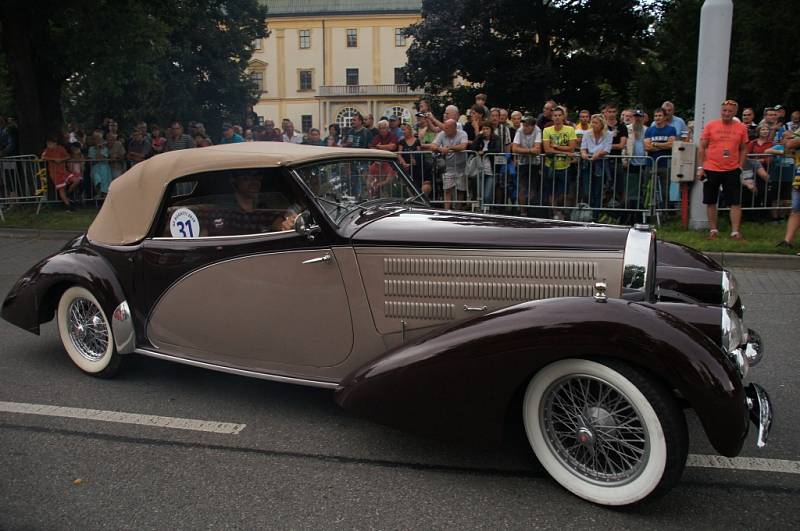 Start 49. ročník Barum Czech Rally. Bugatti