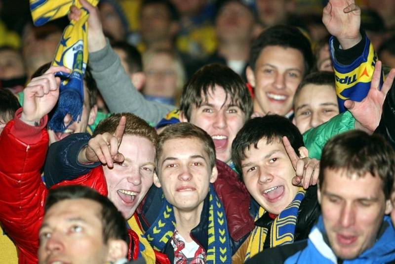 Finále play-off PSG Zlín - Škoda Plzeň. 