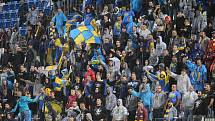 Zápas Evropské ligy FC FASTAV Zlín - FC Sheriff Tiraspol na Andrově stadionu v Olomouci