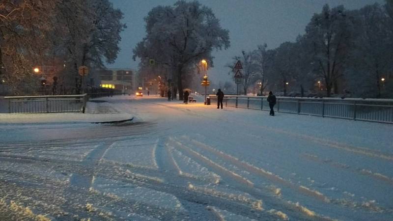 Dopravní situace ve Zlíně 28. 1. 2019