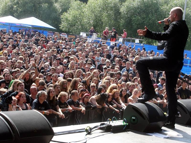 Festival  Masters of rock 2014 ve Vizovicích. Skupina Serenity.