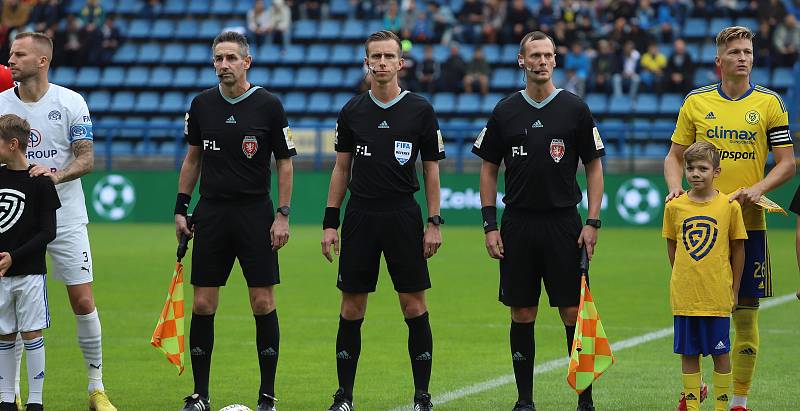 Fotbalisté Zlína (žluté derby ) v nedělním derby hostili sousední Slovácko