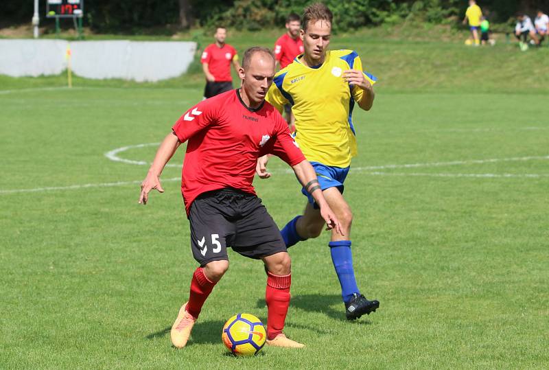 Fotbalisté Příluk ve svém druhém domácím zápase I. B třídy skupiny A nezvládli první poločas duelu s rezervou Brumov a prohráli 1:3.