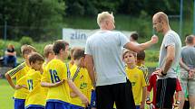 Fotbal McDonlads Cup. Krajské kolo Vršava Zlín. ZŠ Komenského Zlín (žlutí) - ZŠ Oskol Kroměříž mladší