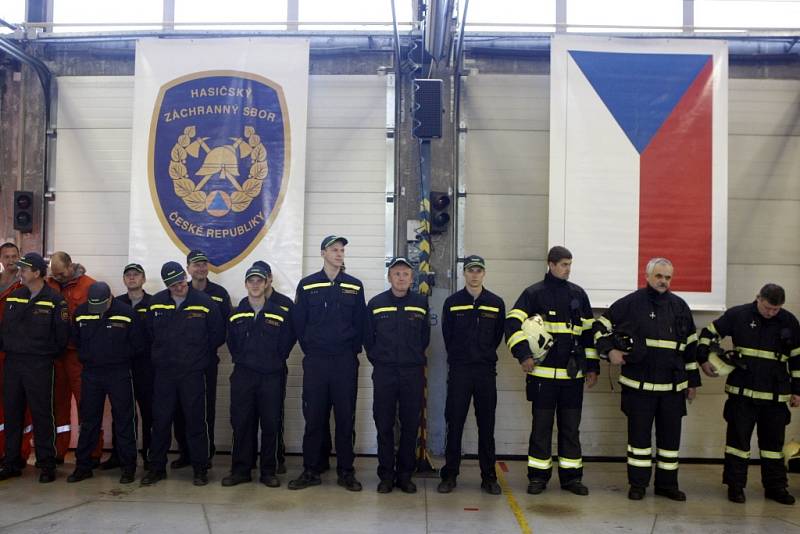 Slavnostní otevření hřiště a výcvikového prostoru a parkoviště pro techniku v hasičské stanici HZS Zlínského kraje ve Zlíně.