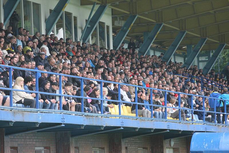 Fotbalisté Zlína (žluté dresy) se ve středu doma utkali s Baníkem Ostrava.