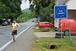 Hraniční přechody se Slovenskem byly v pátek ráno 9. července 2021 opět otevřené. Na snímku přechod Brumo-Bylnice.