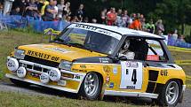 7. ročník Star Rally Historic v rámci letošní Barum Rally. Vítězná francouzská posádka Chieusse - Chiappe na Renault 5 Turbo