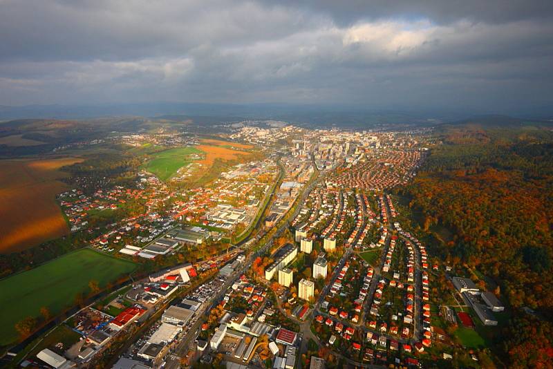 Pohledy na Zlín i přírodu.