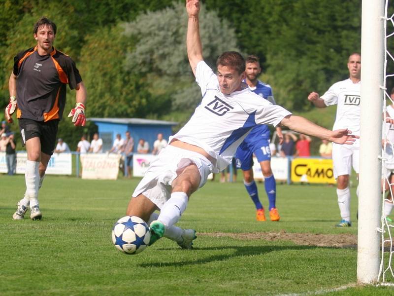 Fotbalisté divizního Slavičína vyzvali v poháru FAČR Sigmu Olomouc a prohráli 0:6.