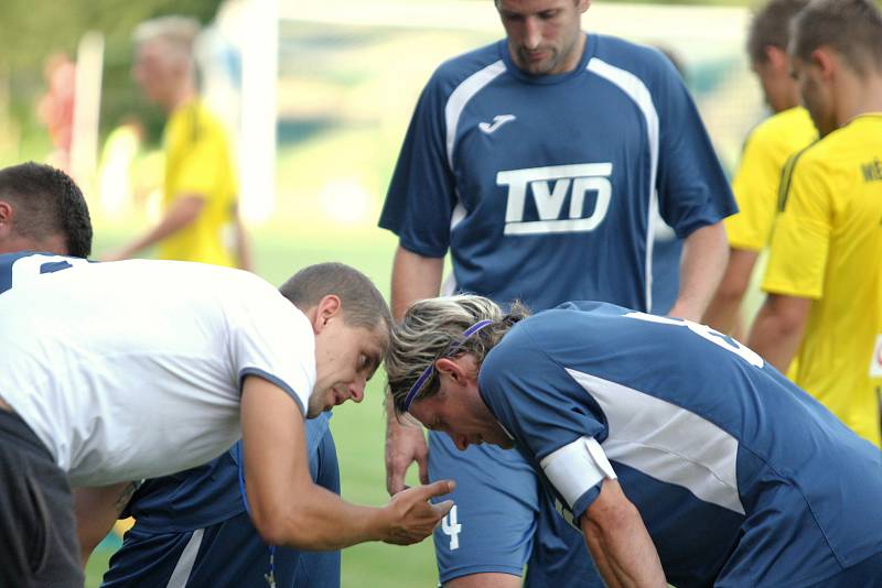 Divizní fotbalisté Slavičína se ve 2. kole Mol cupu postavili Karviné.