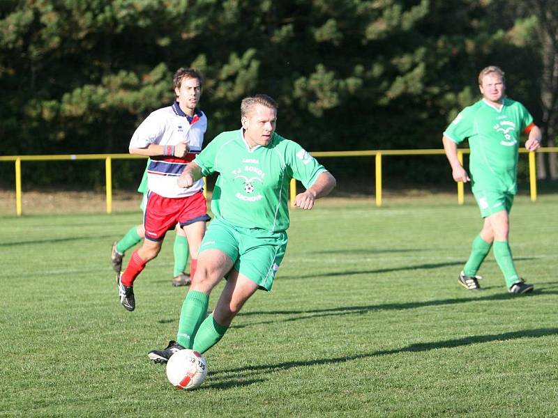 Fotbal - Mladcová B (bílí) – Racková B