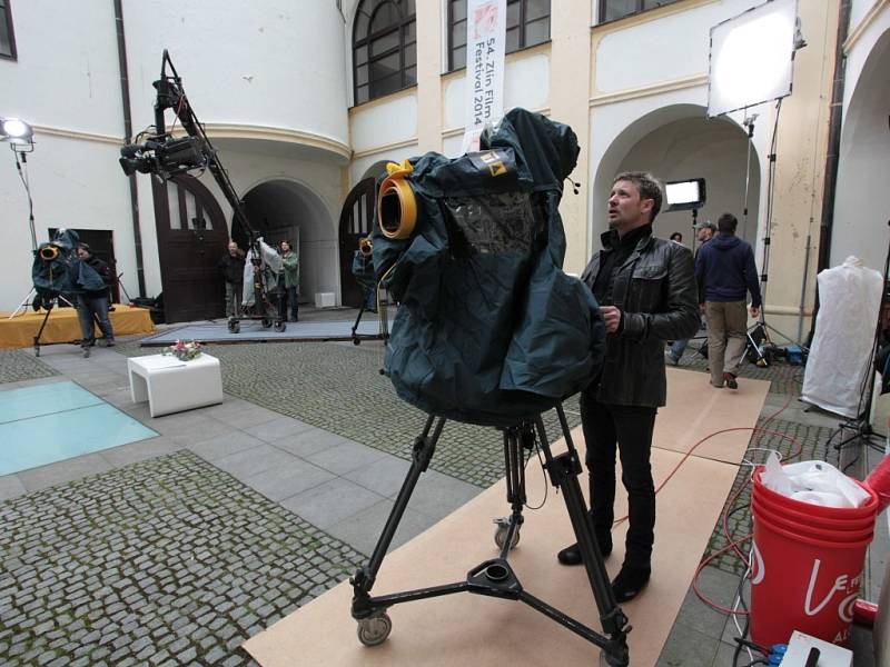 FILM FEST 2014 Natáčení pořadu Sama doma ze zámku ve Zlíně.