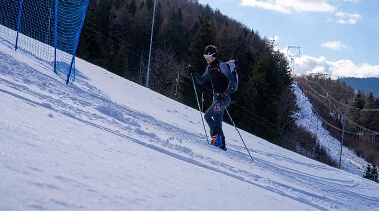 David Jílek Everesting na skialpech v Koutech nad Desnou 2021