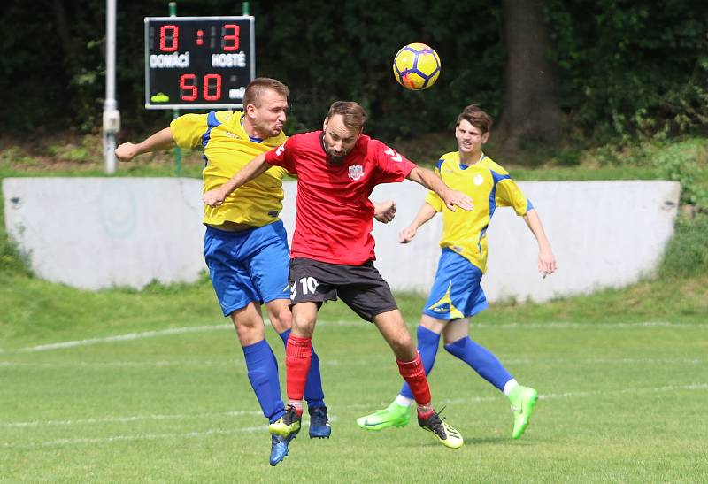 Fotbalisté Příluk ve svém druhém domácím zápase I. B třídy skupiny A nezvládli první poločas duelu s rezervou Brumov a prohráli 1:3.