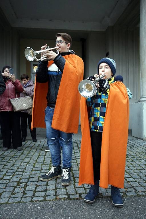 Průvod Martínků ve Zlíně.