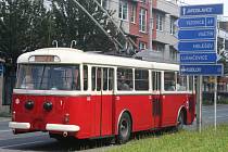 Historický trolejbus. Ilustrační foto.