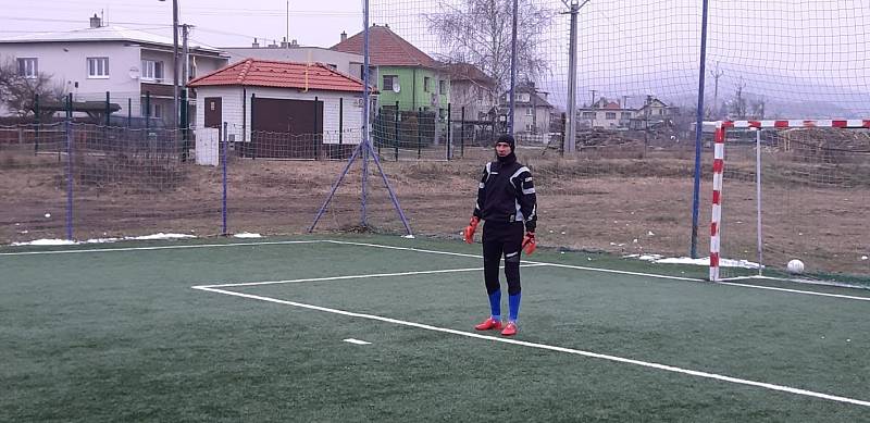 Zimní liga v malém fotbale ve Fryštáku Benfika - Poskládaní