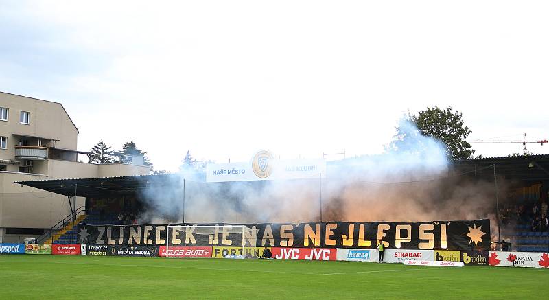 Fotbalisté Zlína (žluté derby ) v nedělním derby hostili sousední Slovácko