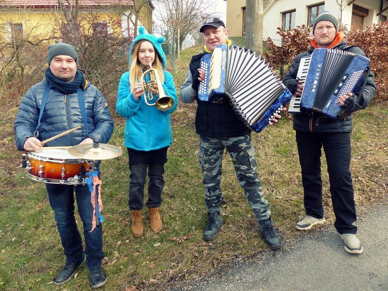 Fašanky v místní části Luhačovic - Kladná-Žilín.