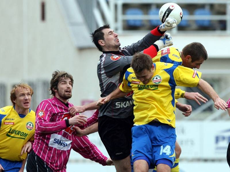 České Budějovice vs. Tescoma Zlín (ve žlutém)