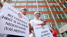 Protest Starostů a nezávislých proti politice Zlínského kraje při přerozdělování dotací EU