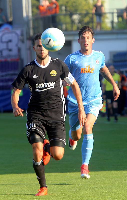 super pohár fotbal FC FASTAV Zlín - ŠK Slovan Bratislav