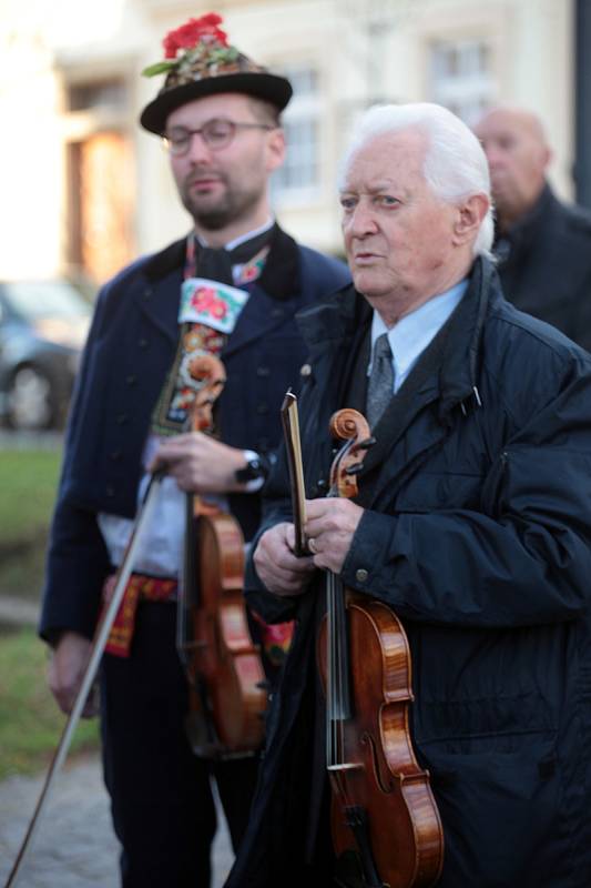 Pohřeb Lubomíra  Málka v kostele Neposkvrněného početí Panny Marie v Uherském Brodě, 6. 11. 2021