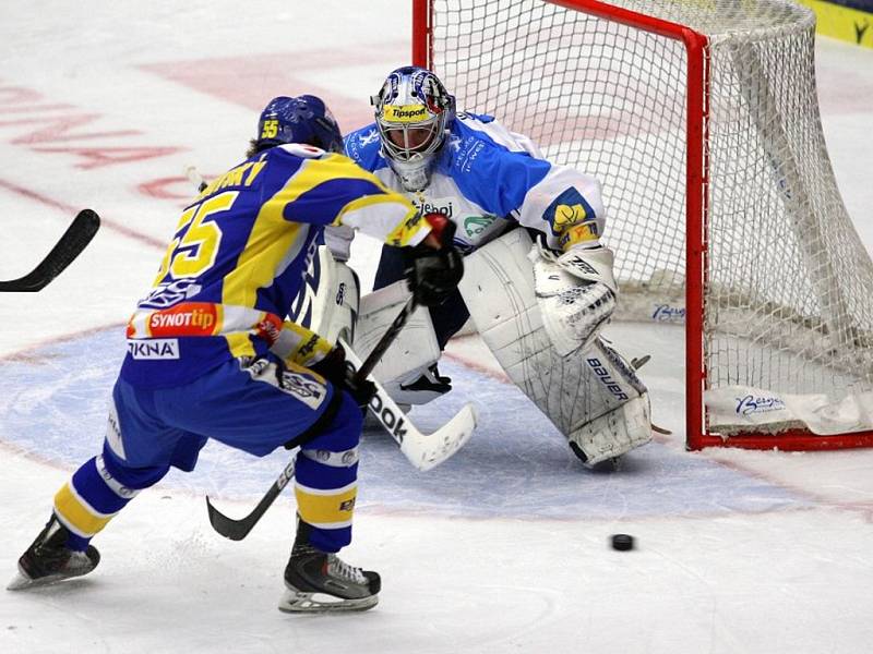 Zlínští hokejisté odehráli ve středu 14. března třetí čtvrtfinálový zápas Tipsport Extraligy s plzeňskými Indiány.