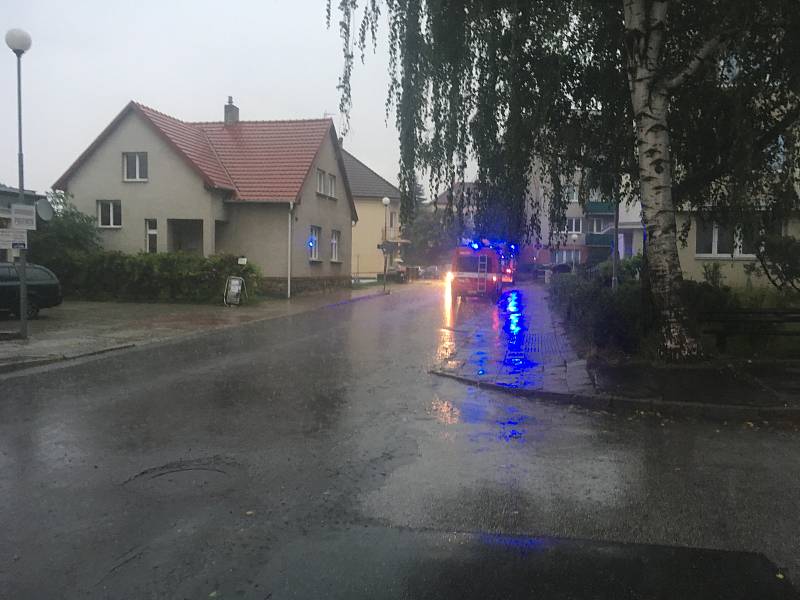 Přívalový déšť ve Zlíně, 26.8.2019