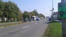 Dopravu ve Zlíně ochromily dvě dopravní nehody