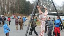 V sobotu 15. března se na hrázi luhačovické  přehrady, konala akce s názvem Luhačovická zabijačka 2014