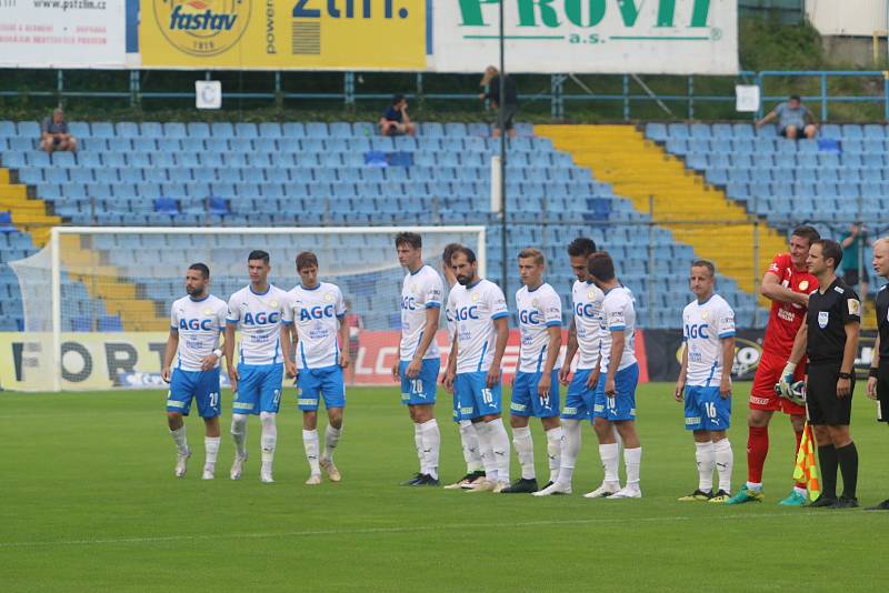 Fotbalisté Zlína ve 3. kole FORTUNA:LIGY zvítězili nad Teplicemi 3:0.