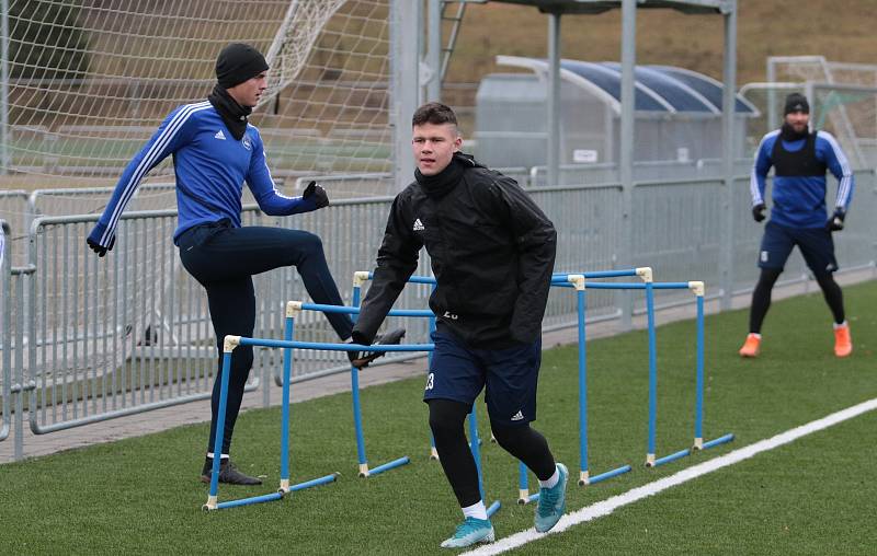 Zahájení zimní přípravy fotbalistů Zlína na Vršavě