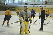Hokejisté Zlína ve čtvrtek dopoledne poprvé vyjeli na led.