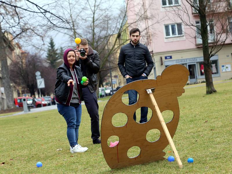 Akce Den vody v parku Komenského ve Zlíně.