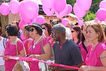 Avon pochod proti rakovině prsu v Luhačovicích.