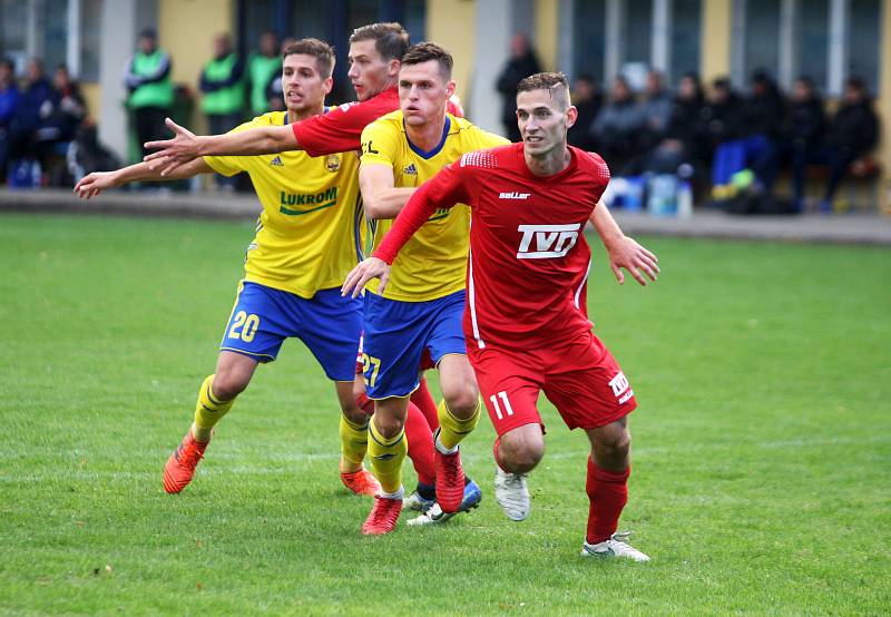 Fotbalisté Zlína v rámci 3. kola MOL Cupu na hřišti divizního Slavičína jasně zvítězili.