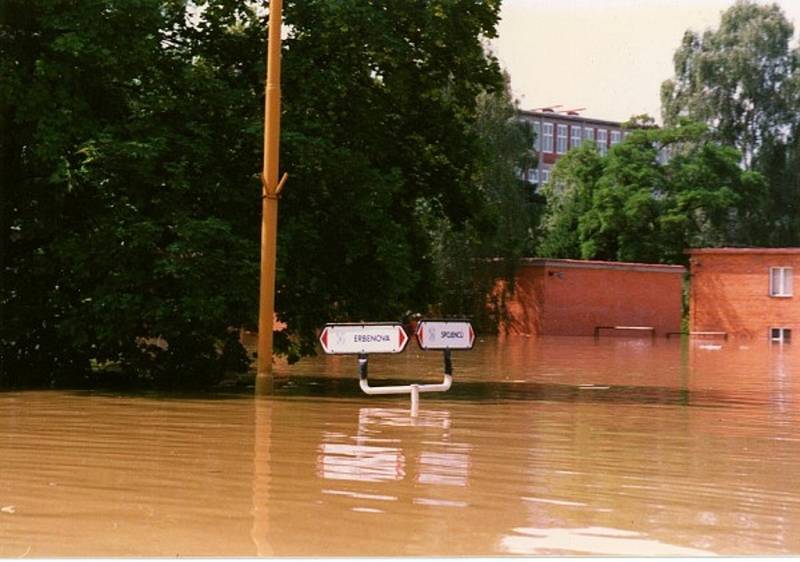 Povodně v Otrokovicích v roce 1997