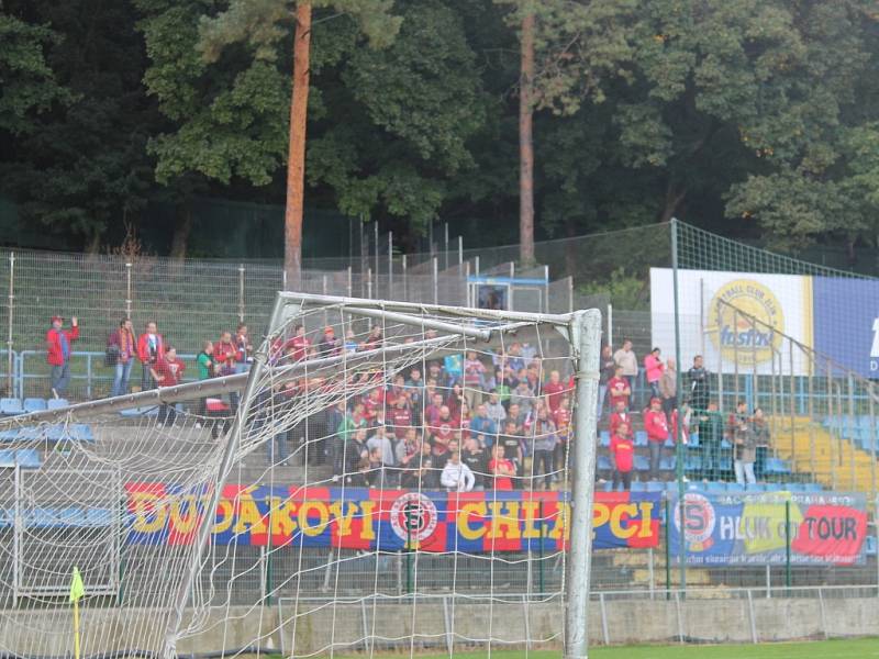 Fanoušci na zápase Fastav Zlín - Sparta Praha