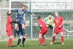 Lípa - Nevšová 1:0. (Lípa v modrém).