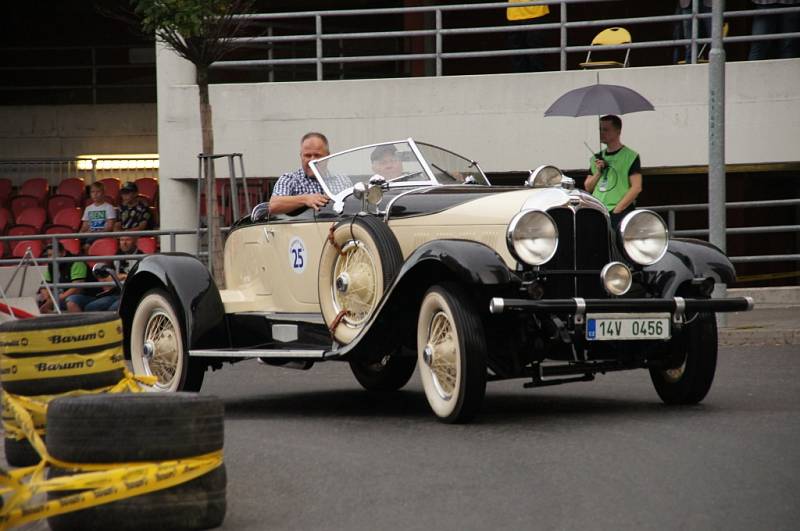 Start 49. ročník Barum Czech Rally. Bugatti