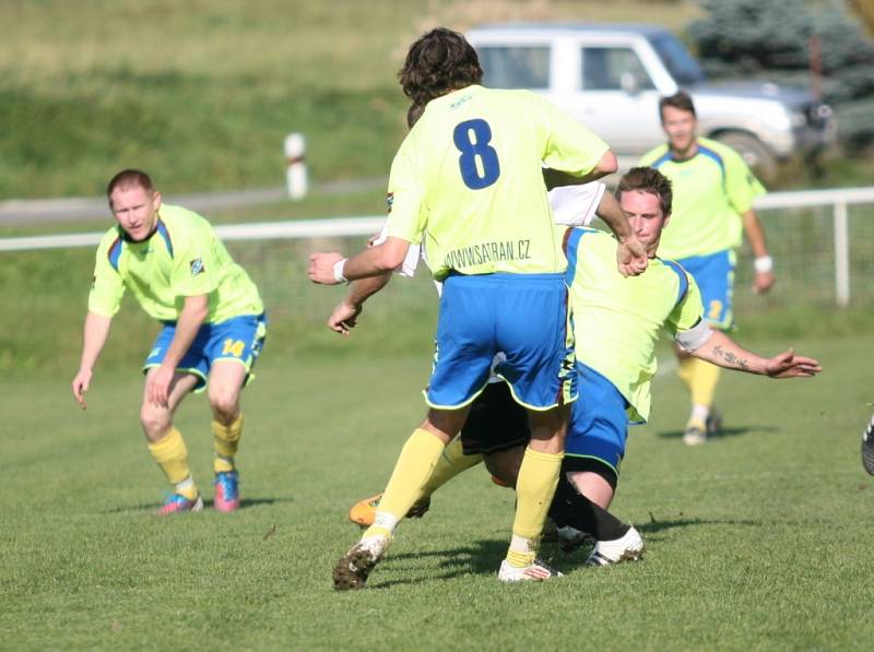 Fotbal I. A třída: Podkopná Lhota – Kelč 