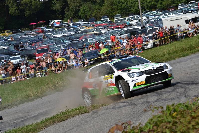 Nedělní etapa Barum Czech Rally Zlín 2017 - RZ 12 Košíky a RZ 14 Pindula 