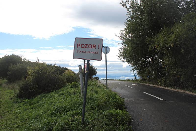 Hraniční kontroly ve Starém Hrozenkově, čtvrtek 29. září 2022.