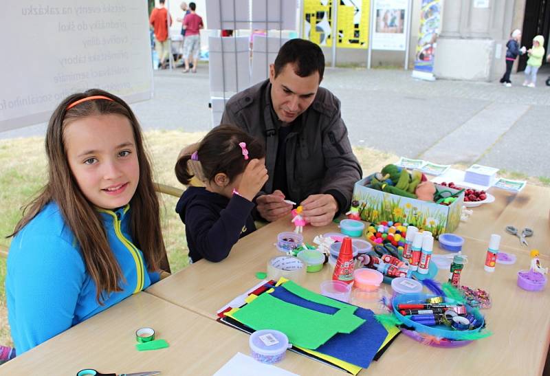 Na nádvoří Zlínského zámku a v parku Svobody se v sobotu během dne konal první ročník akce zvané Family Fest. 