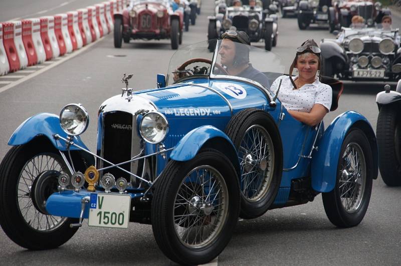 Start 49. ročník Barum Czech Rally. Bugatti