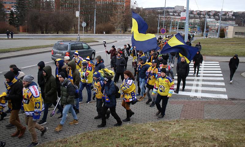 Fanoušci hokejového Zlína během nedělního odpoledne protestovali proti vedení klubu.